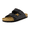 Black, variant on Lane Cork Footbed Mens Sandals, Adjustable Buckle Comfort Slides for Men, Genuine Leather Insole Summer Sandals Men Footwear