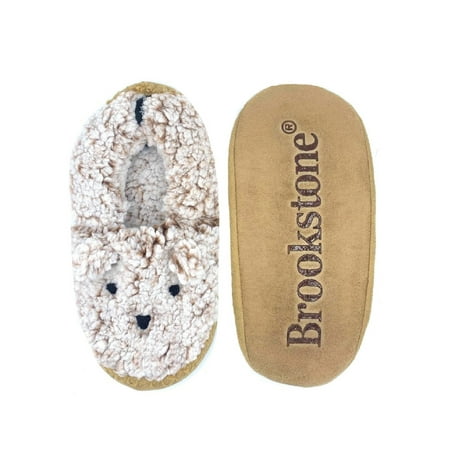 

Brookstone Women s Faux Sherpa Critter Slipper Socks 1-Pack Sizes S/M & M/L