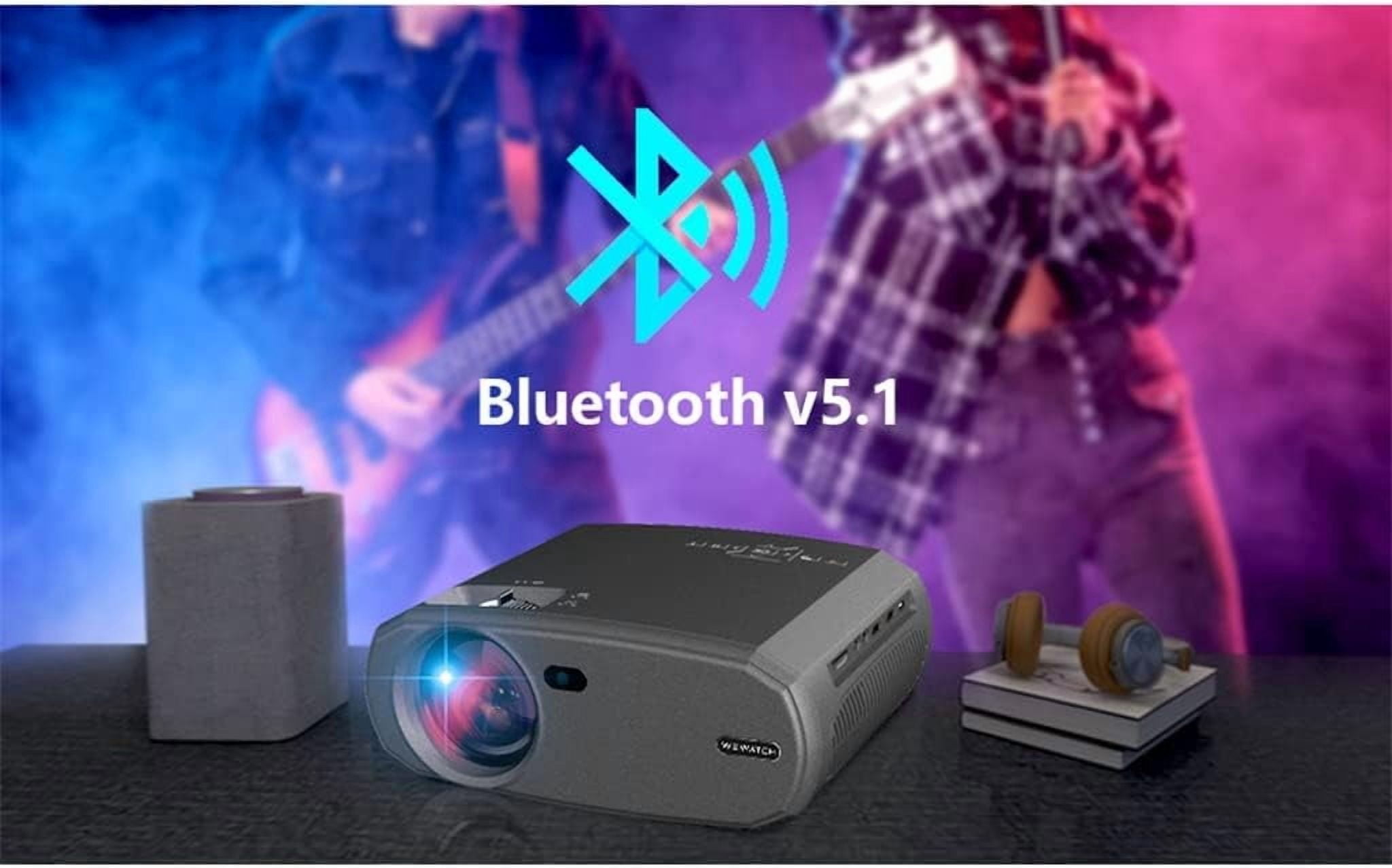 RKXQT V50 Portable 5g Projector Mini Smart Real 1080p Full Movie Proyector 200'' Large Screen Led Projectors