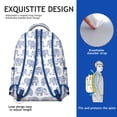 thumbnail image 5 of Elephant Silhouette Backpack - Waterproof School Bag for College Students, Spacious Compartment, Cute Print Gift Idea, 5 of 6