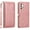 Rose Gold, variant on Samsung Galaxy A32 4G (Not Fit A32 5G) Phone Case, Full Protection Kickstand Wallet Compartments Multi-Function for Samsung Galaxy A32 4G (Not Fit A32 5G) Phone Case Blue