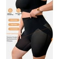 thumbnail image 3 of USEASY Seamless Tummy Control Shapewear Shorts for Women High Waisted Breathable Compression Boyshorts Panties, 3 of 7