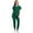 Army Green, variant on Scrubs for Women 2 Piece Set, Stretch Jogging Scrub Nurse Uniform Set, Comfortable Breathable Tops and Tapered Pants