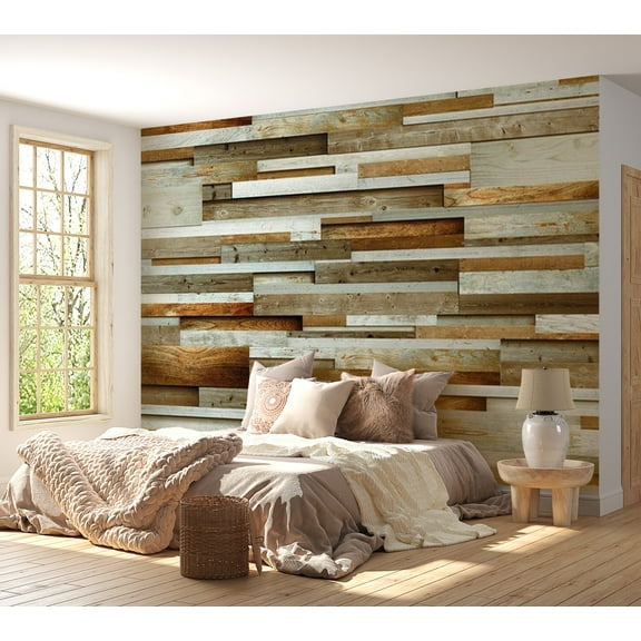 Tiptophomedecor Background & Patterns Wallpaper Wall Mural - Wooden Order