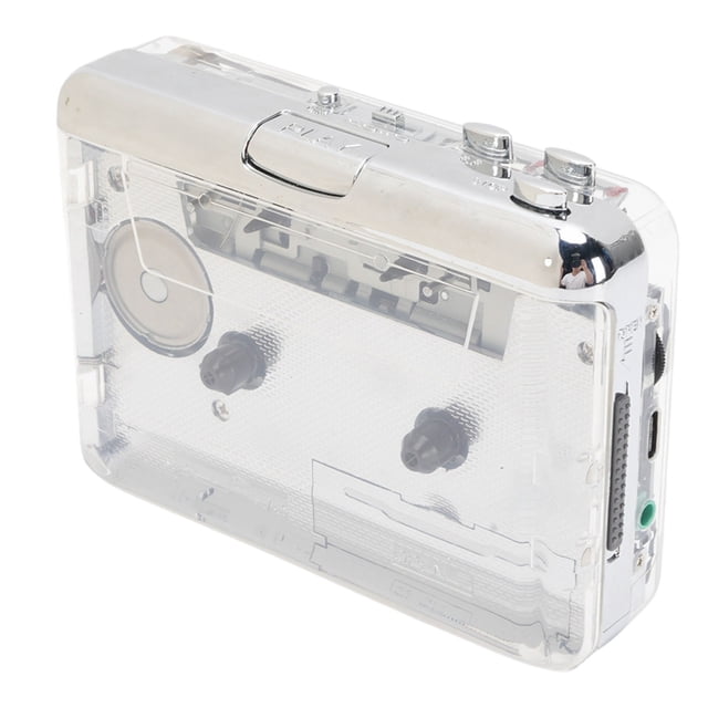 Portable Cassette Player Tape Recorder, Cassette Tape Player Compact Auto Rewind Stereo Sound for Indoor