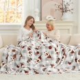 thumbnail image 5 of zuhoeo Fall Harvest Pumpkin Spring Throw Blanket - Warm MilkyPlush™ Throw Blankets,Ultra Soft Cozy Blankets for Couch,Sofa and Bed,Beige,50X60inches, 5 of 6