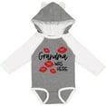 thumbnail image 3 of Inktastic Grandma Was Here Red Kisses Boys or Girls Long Sleeve Baby Bodysuit, 3 of 5
