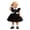 Z02-Black, variant on Gaexia Cute Clothes For Girls 10-12 ,Thanksgiving Baby Girl Outfit 3 Piece Set Cute Turkey Print Long Sleeve Dress Headband Toddler Holiday Party Clothes for 1-18 Months