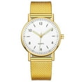 thumbnail image 2 of Reloj de cuarzo para mujer, relojes para mujer, reloj de cuarzo de alta gama para mujer, reloj de pulsera de acero inoxidable con esfera luminosa y estilo informal., 2 of 3