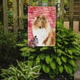thumbnail image 2 of Love a Rough Collie Garden Flag, 2 of 5