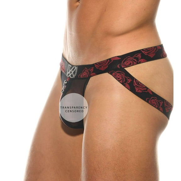 Men's Gregg Homme 200034 Thorn Jockstrap (Black L)