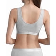 thumbnail image 2 of INNERSY Girls Wireless Bras Comfortable Cotton Little Girls Training Bras 3 Pack(X-Large,Solid Black/Grey/White), 2 of 7