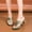 #8Green, variant on Women's Chunky Heel Glitter Rhinestone Sandals Jeweled Sandals Summer Stylish Sandals Mules Sandals