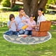 thumbnail image 4 of Round Printed Microfiber Beach Towel Super Colorful Bath Towel Sandproof Beach Blanket Beach Mat Multi-Purpose Towel For Travel Swimming Pool, 4 of 7