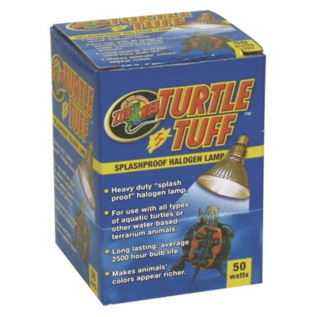 Zoo Med Turtle Tuff Splash - Zoo Med Turtle Tuff Halogen Lamp, 75 watt
