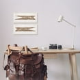 thumbnail image 2 of Stupell Industries Minimal Laundry Clothespins Brown White Design Designed by Daphne Polselli, 2 of 6