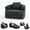Black, variant on Gaderth 3-in-1 Convertible Sofa Bed Chair - Memory Foam Futon Sleeper - Washable Cover, Back Support, Portable, Floor Lounger - Modern Living Room Furniture, Gray