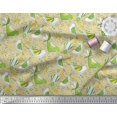 thumbnail image 2 of Soimoi Poly Georgette Fabric Floral & Bird Cartoon Fabric Prints by Yard 52 Inch Wide, 2 of 3