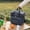 Blue, variant on QuanTara 11.42" Insulated Lunch Transport Tote - Oxford Cloth Thermal Carrier with Aluminum Foil Liner, Leak-Proof Chiller for Worksites & Exterior Dining Excursions