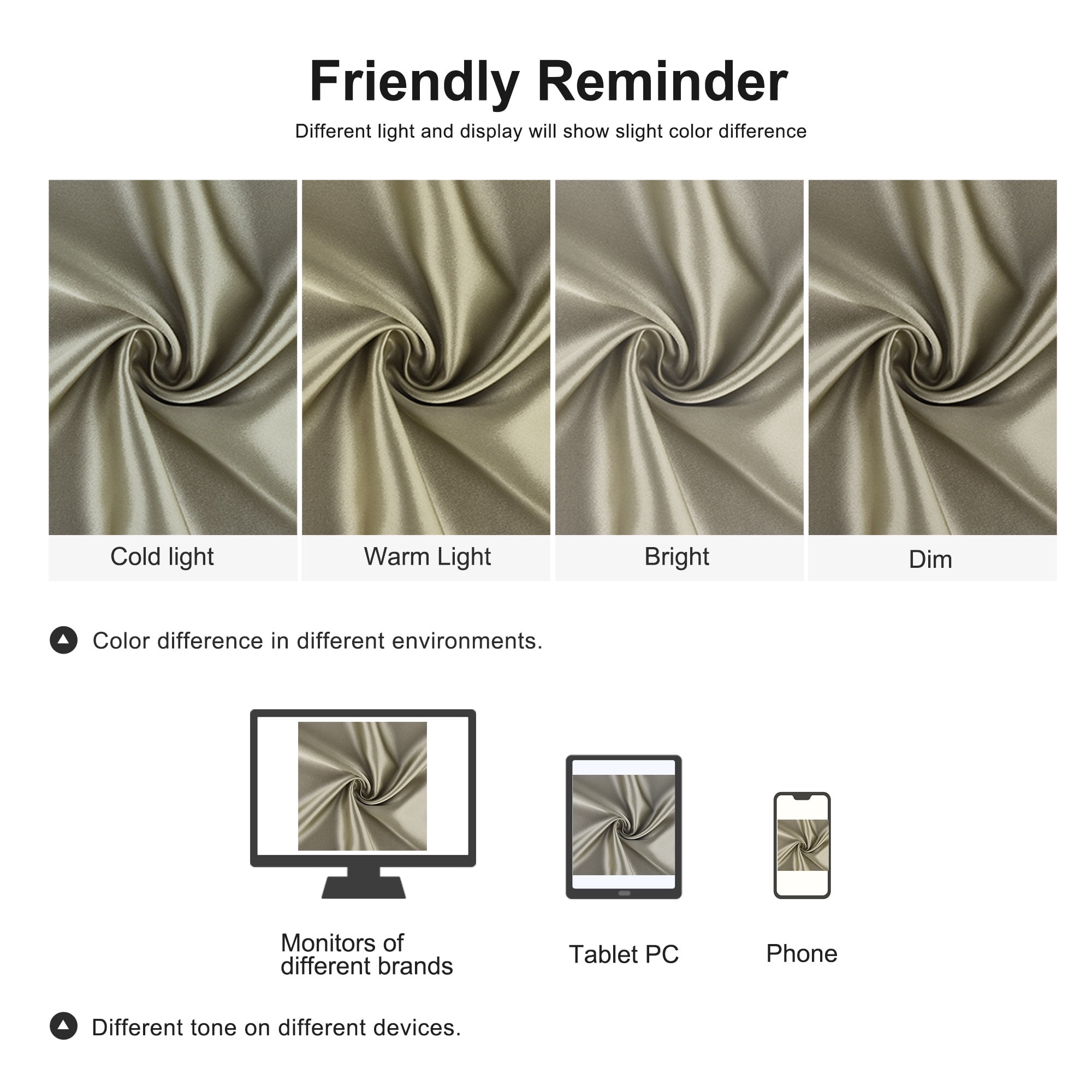 PiccoCasa 19 Momme Silk Pillowcase for Standard Size Pillow, Light Coffee, 20'x26'