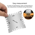 thumbnail image 4 of SIEYIO Stainless Steel Guitar Notched Radius Gauges Set Up Luthier Tools Radius Gauges, 4 of 11