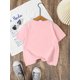 thumbnail image 3 of [Camiseta de Fresa] Camiseta de algodón suave con estampado de fresas para niña | Camiseta de manga corta con cuello redondo y diseño pixelado de fresas, lavable a máquina, ideal para cualquier temp, 3 of 8