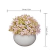 thumbnail image 2 of Bola de césped artificial en maceta, simulación de hierba, decoración de plantas, decoración de la mesa de la oficina en casa, hierba tipo 3, rosa Advancent HA7593-04B, 2 of 6