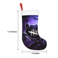 thumbnail image 4 of Dead By Daylight Dbd Christmas Stocking 17.7" Classic Xmas Stockings For Family Holiday Fireplace Party Decorations, 4 of 8