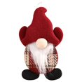 thumbnail image 3 of MXTPOV Christmas Decorations Hanging for Christmas Tree, Red Plush Gnome Ornaments for Backpack Walls Fireplace, Cute Faceless Dolls for Home Decor, 6 inch, 3 of 6