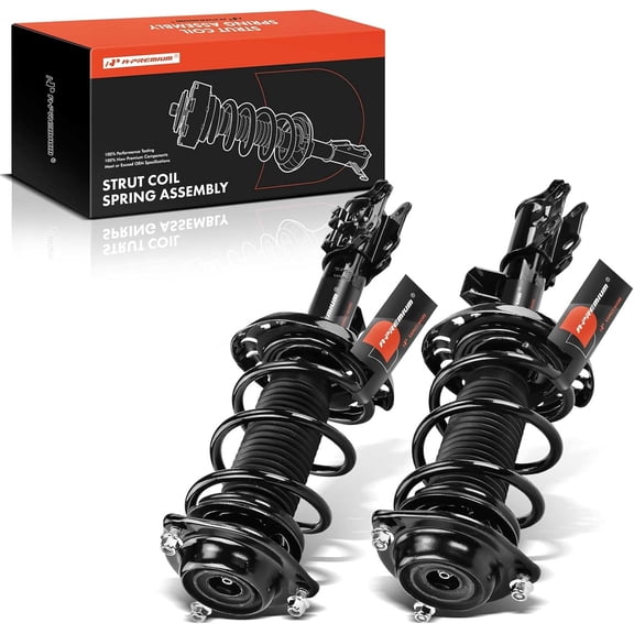 A-Premium Front Complete Strut & Coil Spring Assembly Compatible with Hyundai Veloster 2013 2014 2015 2016 2017, 2-PC Set