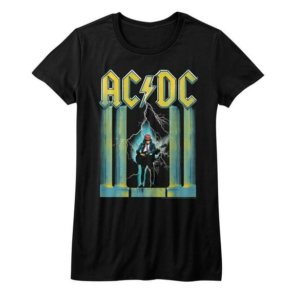 AC/DC Black Junior Women's T-Shirt