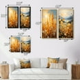 thumbnail image 4 of Designart "pasture Goldenrod Glow I" Meadow Framed Wall Art Set Of 2 - Yellow Landscapes Framed Canvas Set For Living Room Decor, 4 of 7