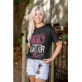 thumbnail image 3 of Detect Early Save Later Support Women's Graphic T Shirt Tees Brisco Brands S, 3 of 5