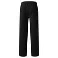 thumbnail image 7 of YWOAGH Girls Loose Fit Bowknot Back Pocket Jogger Pants Straight Leg Casual Athletic Girls Sweatpants for Toddler Youth Comfort Play Outfit Black 10-11 years, 7 of 7
