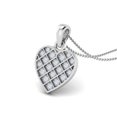 thumbnail image 2 of Collier Pendentif Femme Cœur Amour Pierre de Lune Ronde 2,28 Cts en Argent Sterling 925, 2 of 3