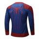 thumbnail image 4 of Body deportivo de secado rápido con estampado digital 3D de Spiderman para hombre, camiseta de manga larga para fitness, 2022, 4 of 4