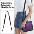 thumbnail image 2 of Dteck Case for iPad 10th Gen Case, Heavy Duty Shockproof Protective Case with Rotating Stand Handle Grip and Shoulder Strap for iPad 10th Gen 10.9" 2022,Purple, 2 of 8