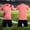 Pink, variant on ATOGUTA Hawaiian Outfits for Boys Short Sleeve Crew Neck T shirts and Shorts Set Size 5T-15 Summer Casual Clothes Yellow
