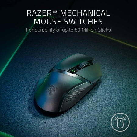 Razer - Basilisk X Hyperspeed Wireless Optical Gaming Mouse - Black