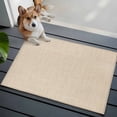 thumbnail image 4 of Vintage Cream Large Area Rugs for Bedroom Living Room, Soft Non Slip Carpet Bedside Rug, Farmhouse Retro Beige Solid Color Rectangular Floor Cover Kitchen Accent Rug 2'x3' for Dining Room/Office, 4 of 9