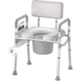 thumbnail image 1 of Silla cómoda portátil ajustable Soundfuse para inodoro, 159 kg, 1 of 8