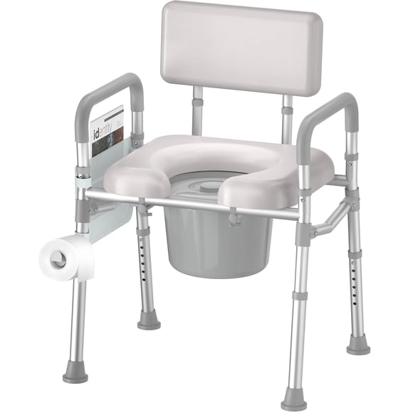 Silla cómoda portátil ajustable Soundfuse para inodoro, 159 kg