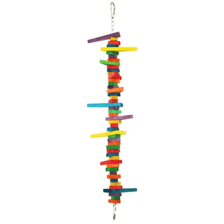 

Colored Wooden Blocks & Wedge Large - 27.5 x 5.5 x 5.5 -Material:Wood
