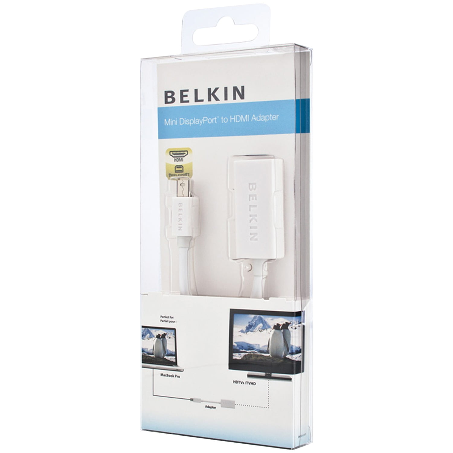 Belkin Mini HDMI Adapter M/F 1080p - HDMI adapter - B2B - Walmart.com