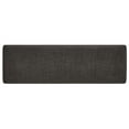 thumbnail image 5 of Chelsea Lane Espresso Wood Linen Upholstered Bench, Dark Gray, 5 of 5