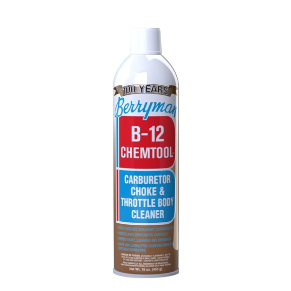 Berryman Products 0117 B-12 Chemtool Carburetor, Choke and Throttle Body Cleaner [Not VOC Compliant in Some States], 16-Ounce (117)