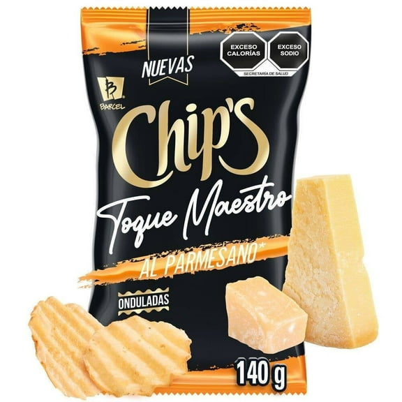 Papas Barcel Chip's toque maestro parmesano 140 g