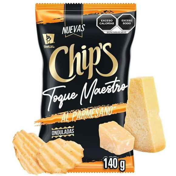 Papas Barcel Chip's toque maestro parmesano 140 g