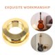 thumbnail image 3 of unbranded 2Ud Botones Para Correa De Guitarra Acústica Dorados Con Tapas Endpin Fácil Instalación Mejora Sonido, 3 of 8