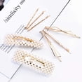 thumbnail image 5 of 20Pcs Pearl Hair Clips - Cehomi Fashion Korean Style Pearls Hair Barrettes Sweet Artificial Macaron Acrylic Resin Barrettes Hairpins for Women,Ladies and Girls Headwear Styling Tools Hair Accessories, 5 of 7